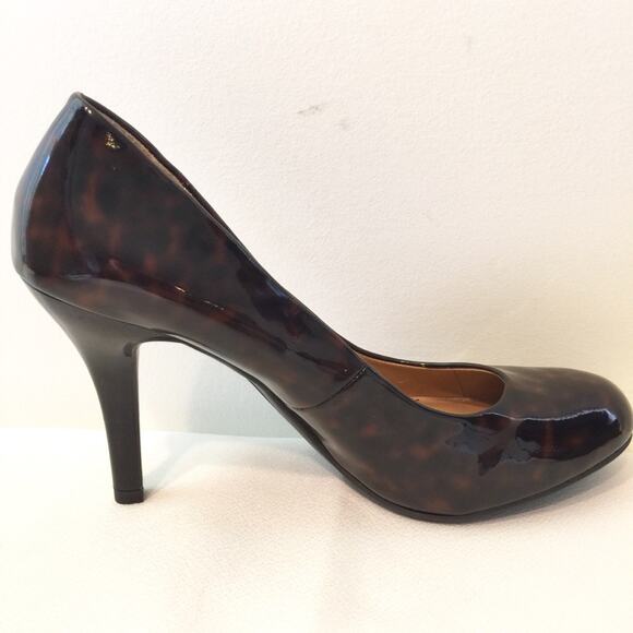 Mootsies Tootsies Leopard Faux Patent Leather Pump, Size 9.5 - Picture 3 of 8